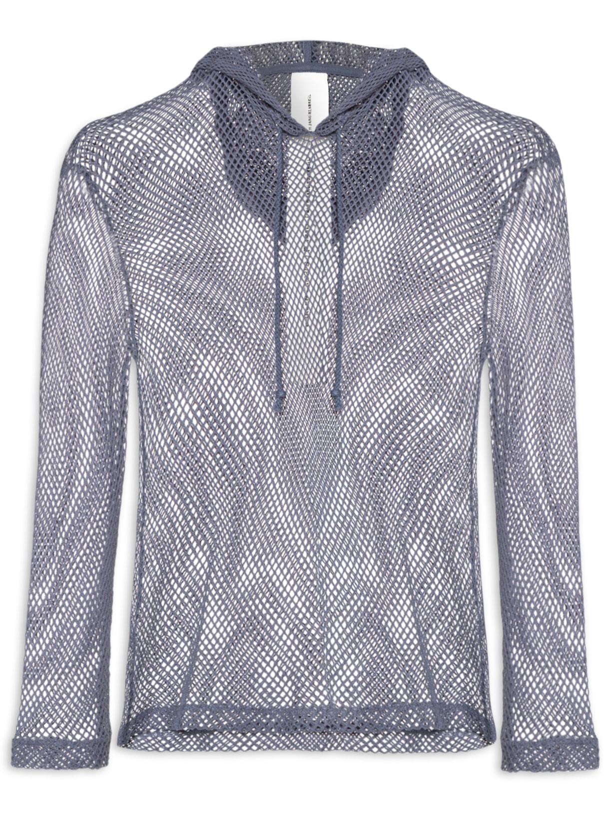 Blusa Feminina Manga Longa Tela Degradê - Azul