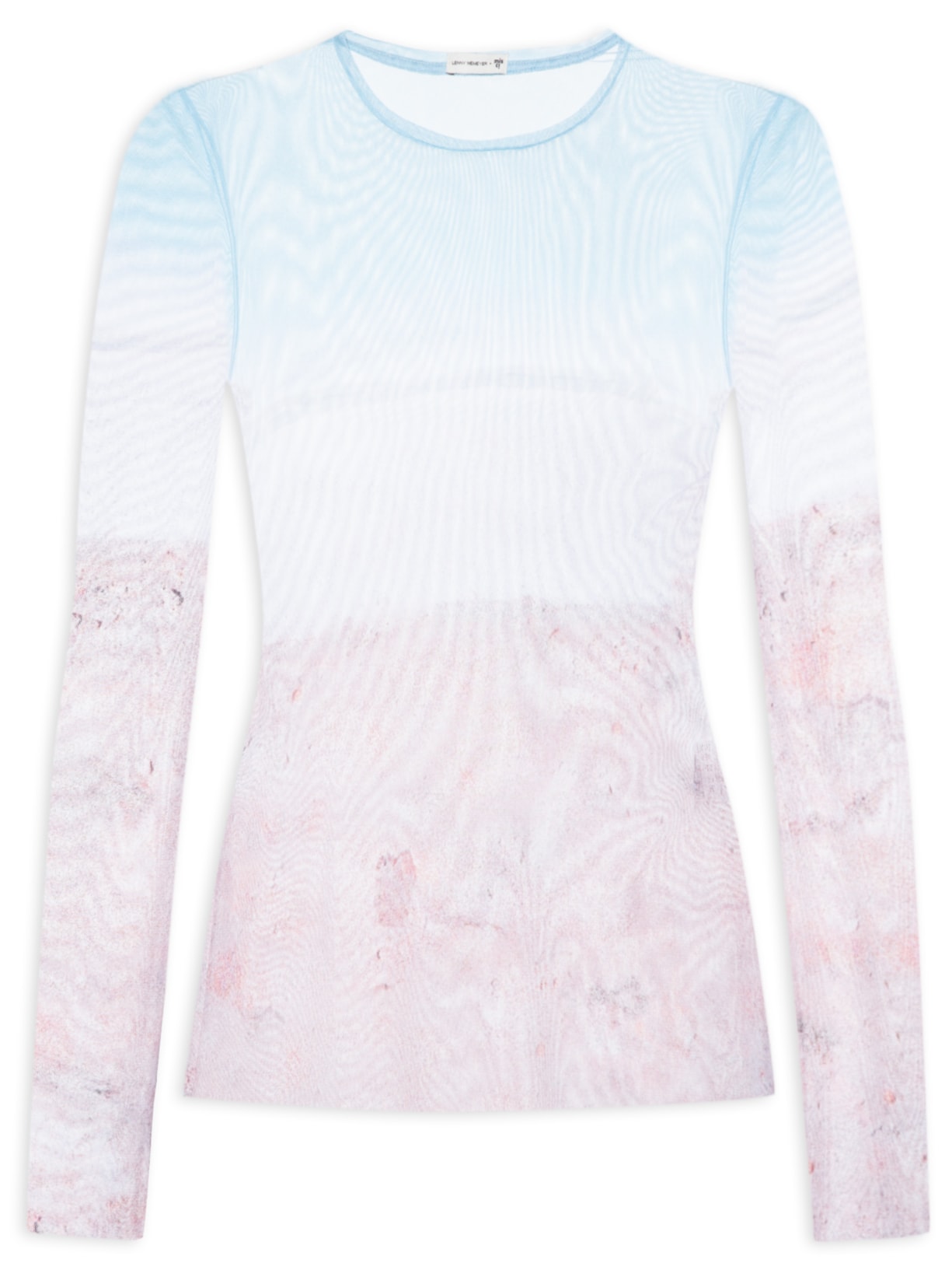 Blusa Feminina Manga Longa Tule - Marrom