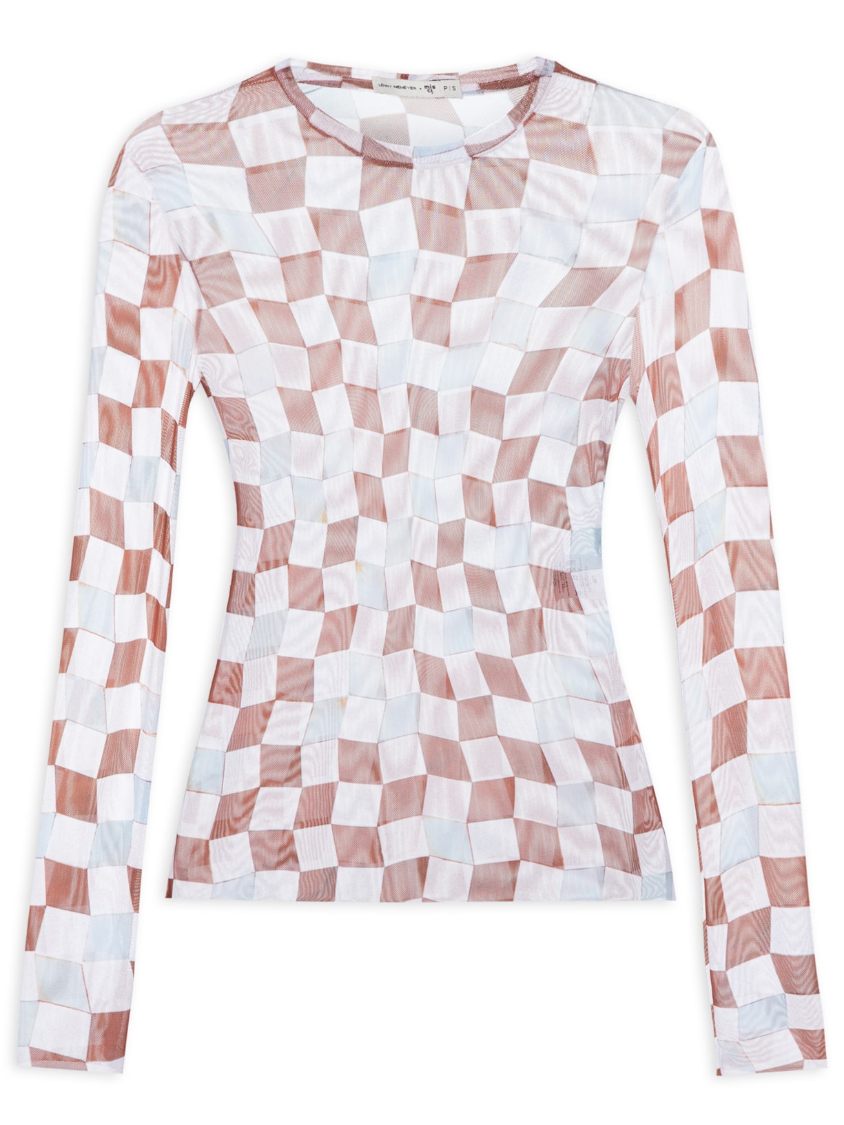 Blusa Feminina Manga Longa Tule - Off White