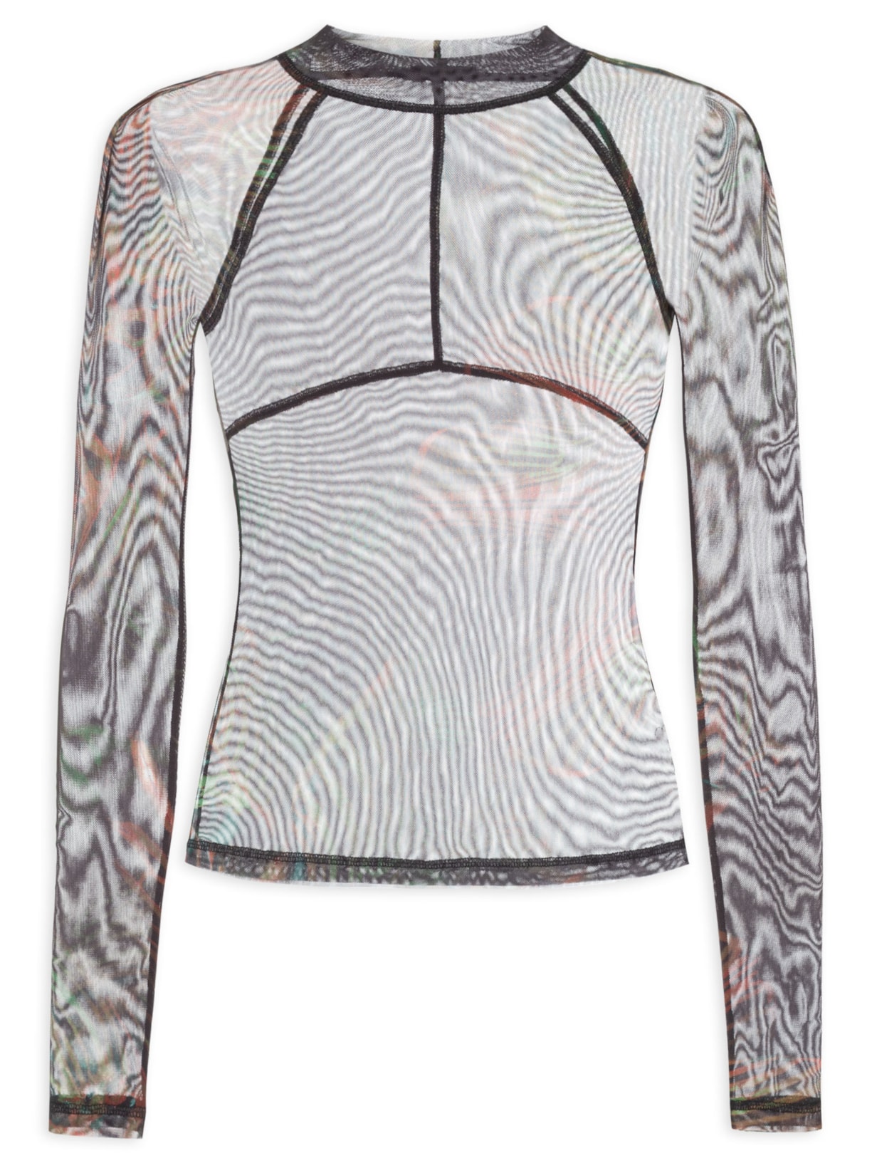 Blusa Feminina Manga Longa Tule Pupa – Preto