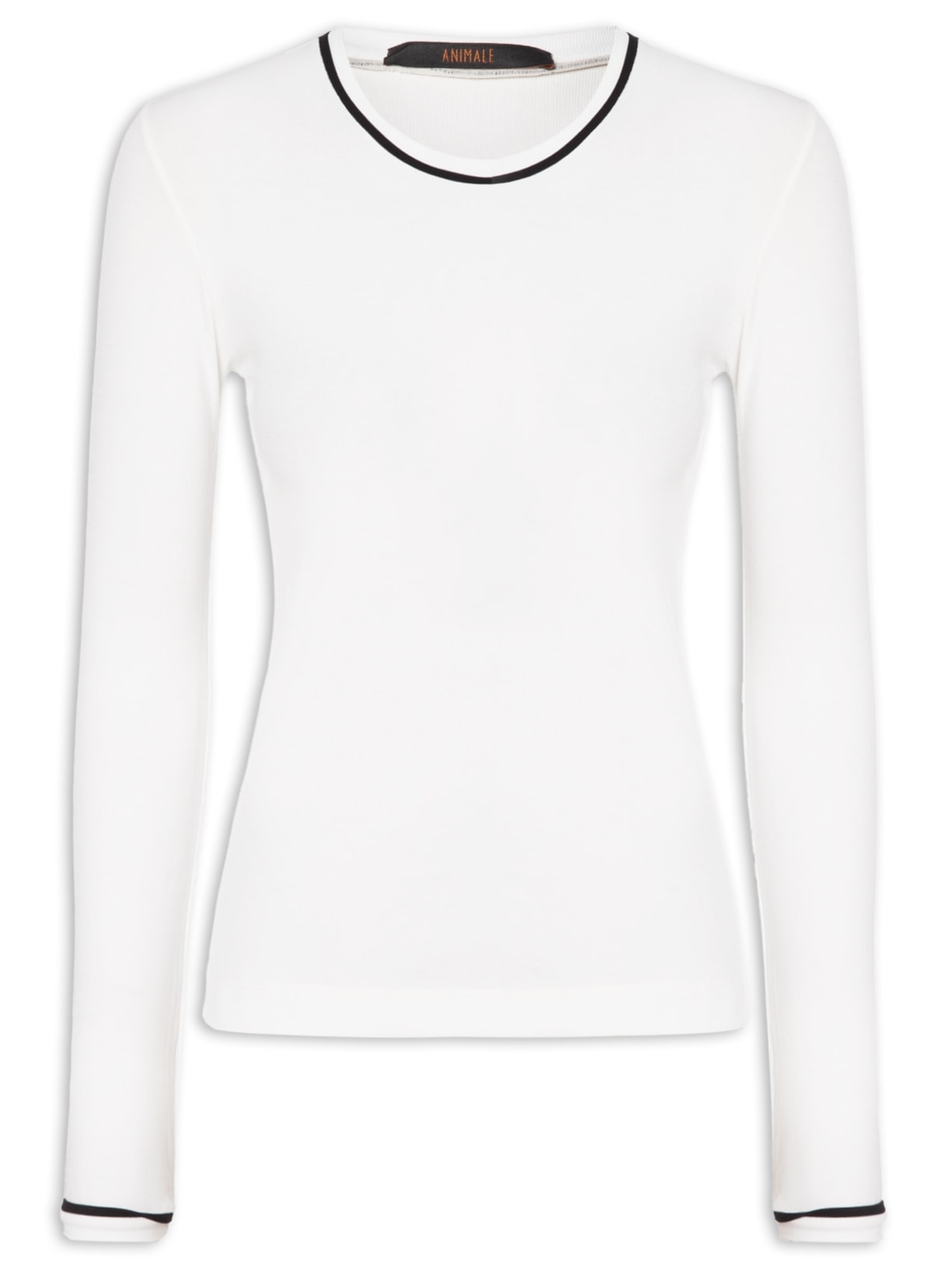 Blusa Feminina Manga Longa Vivos - Branco