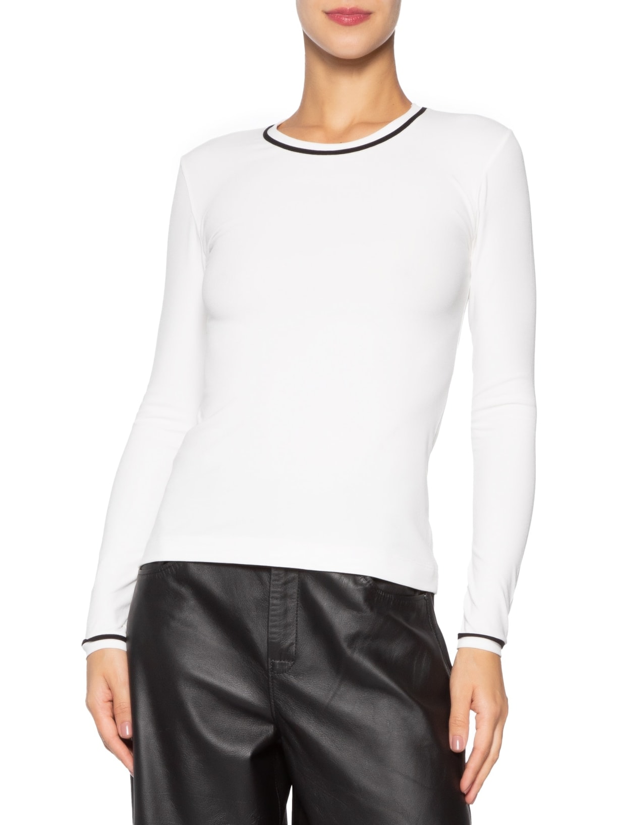 Blusa Feminina Manga Longa Vivos Branco Animale