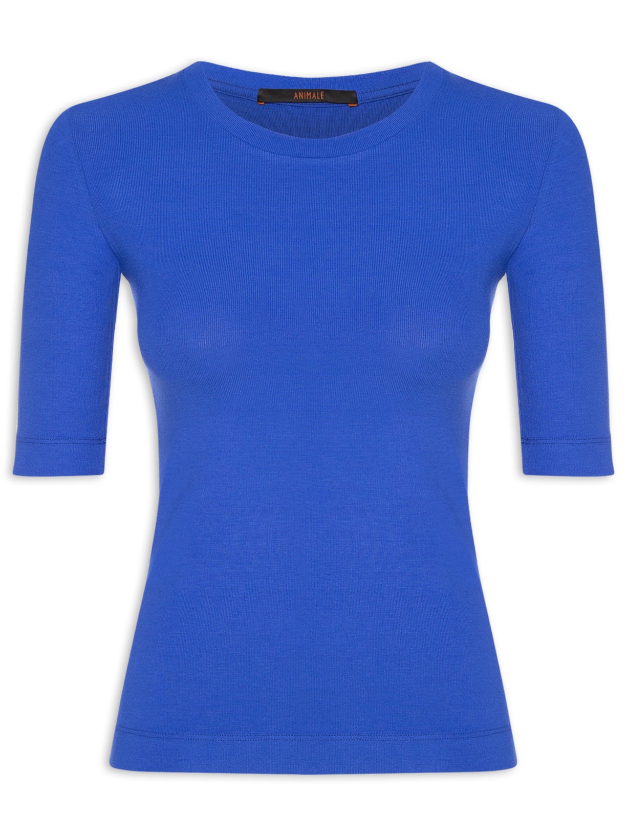 Blusa Feminina Manga Média Colors - Azul