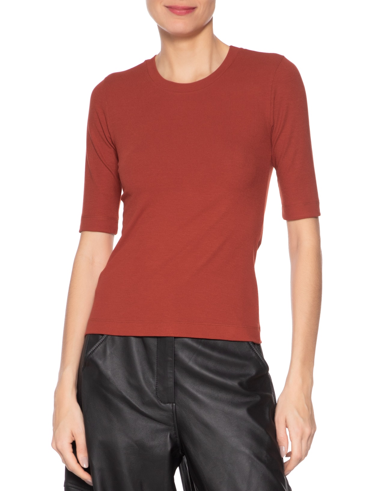 Blusa Feminina Manga Média Colors Vermelho Animale