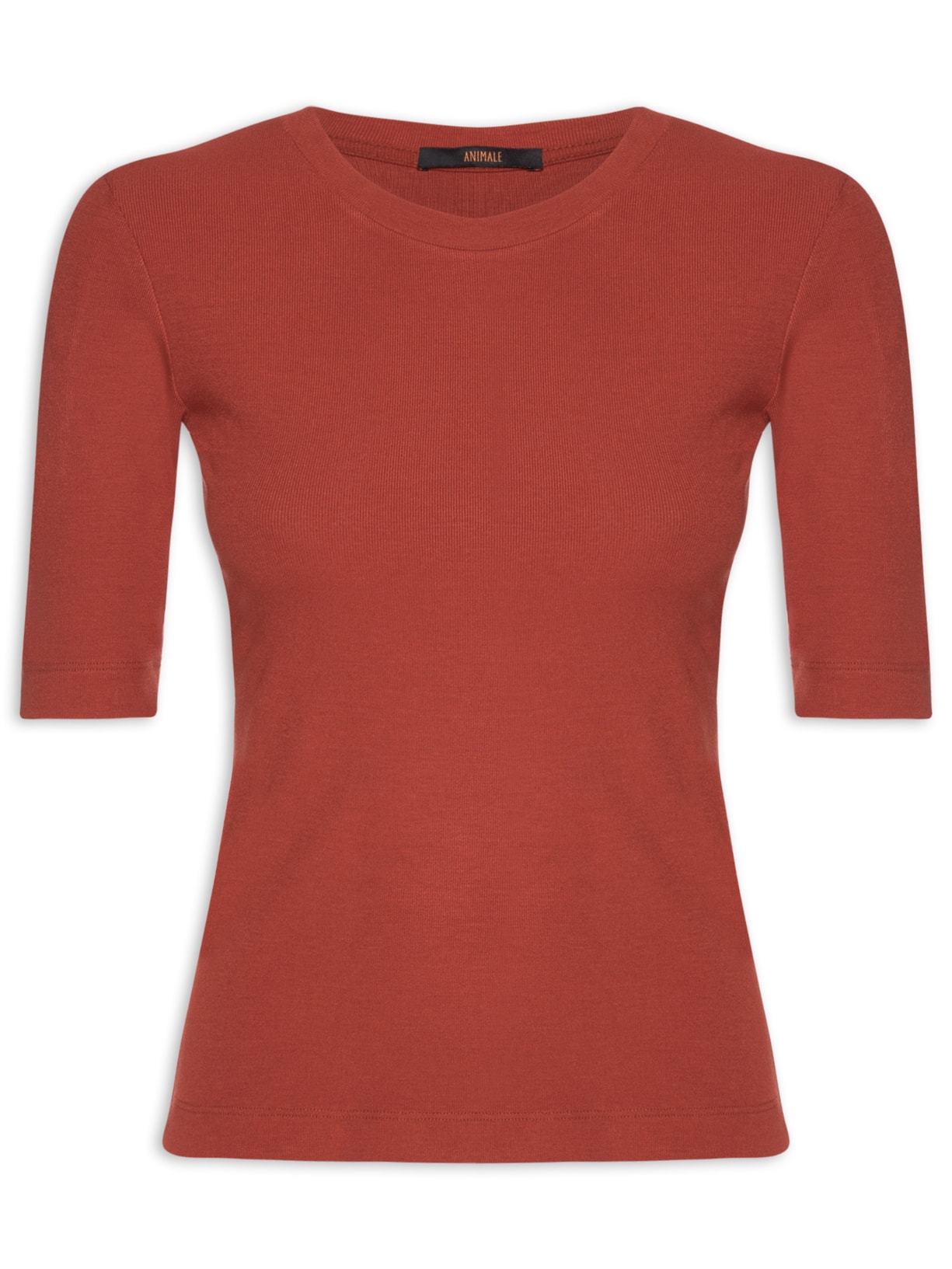 Blusa Feminina Manga Média Colors Vermelho Animale
