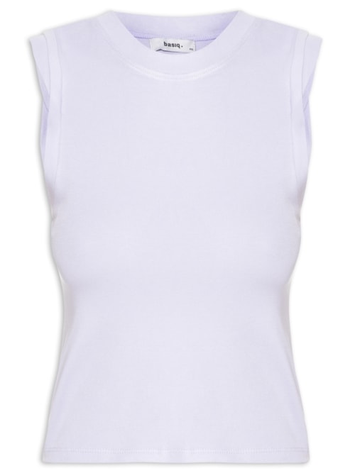 Blusa Feminina Manga Sobreposta - Lilás