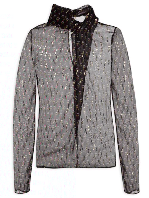 Blusa Feminina Maria Pia - Preto