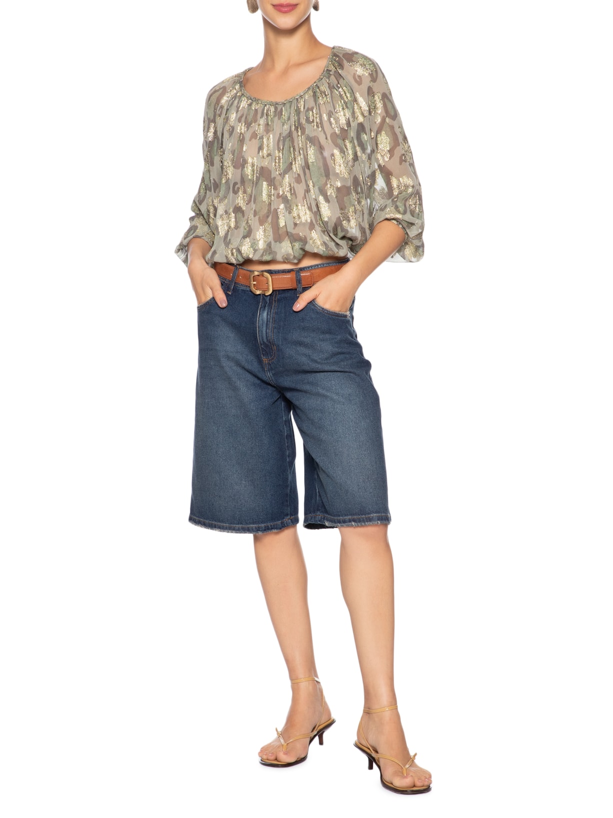 Blusa Feminina Mariah Animal Print Le Lis