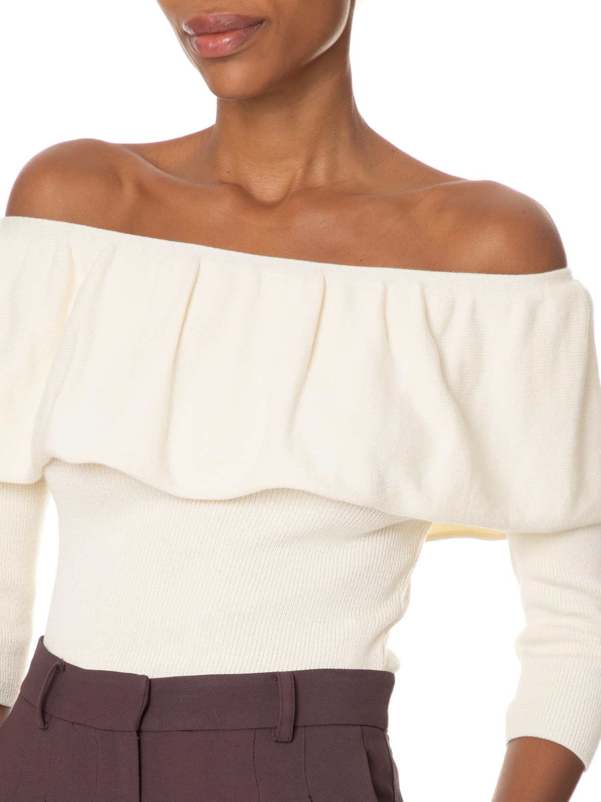 Blusa Feminina Marietta Off White Iorane