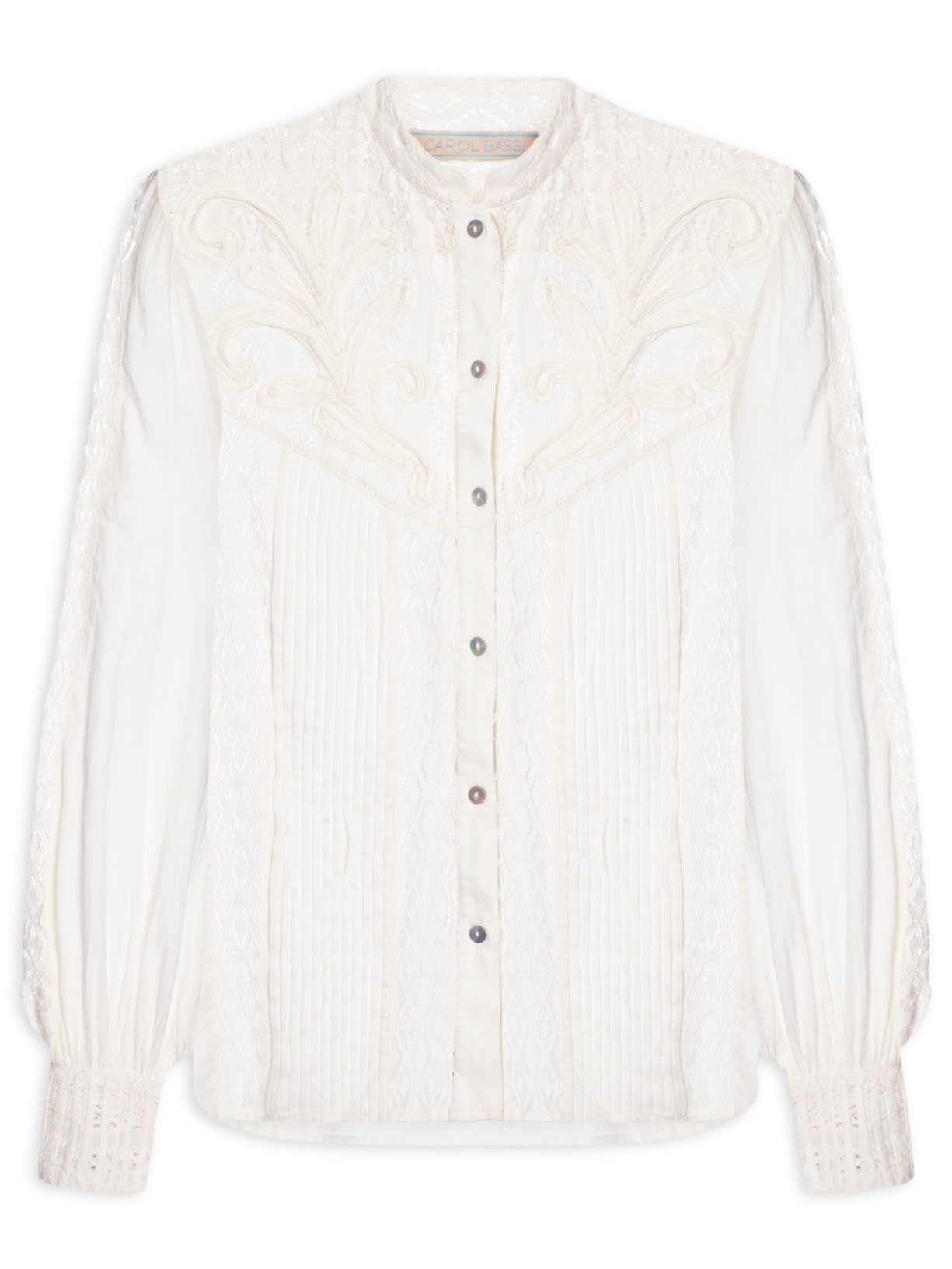 Blusa Feminina Marisa Branco Carol Bassi