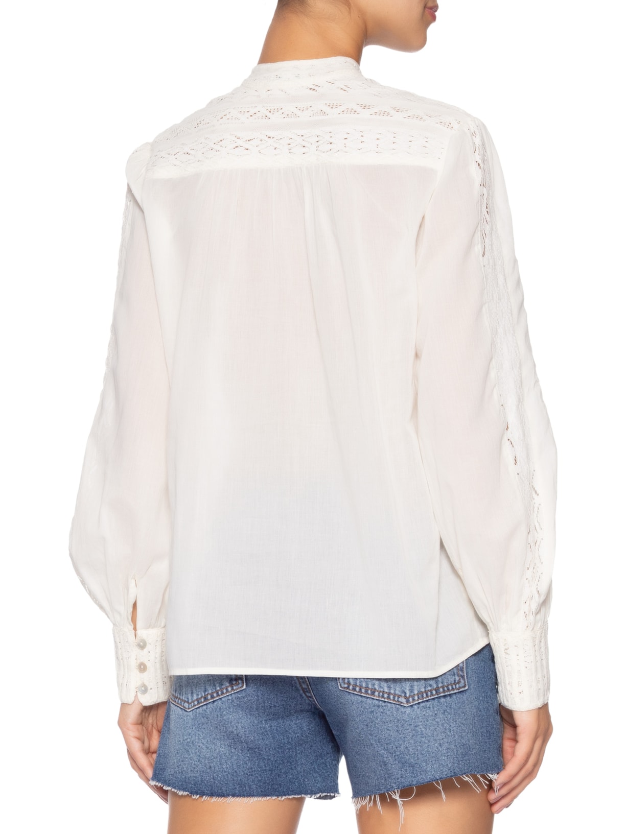 Blusa Feminina Marisa Branco Carol Bassi