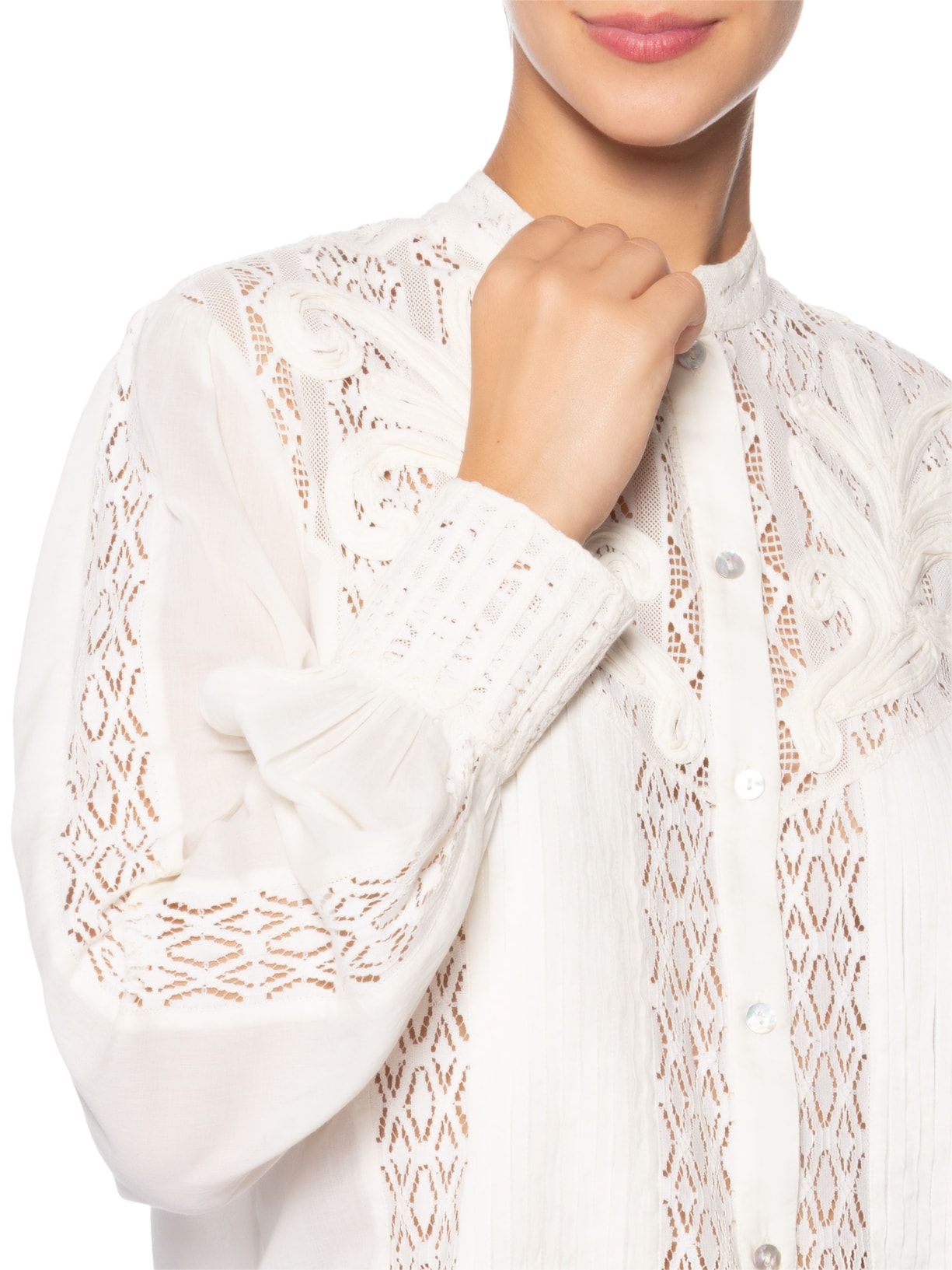 Blusa Feminina Marisa Branco Carol Bassi