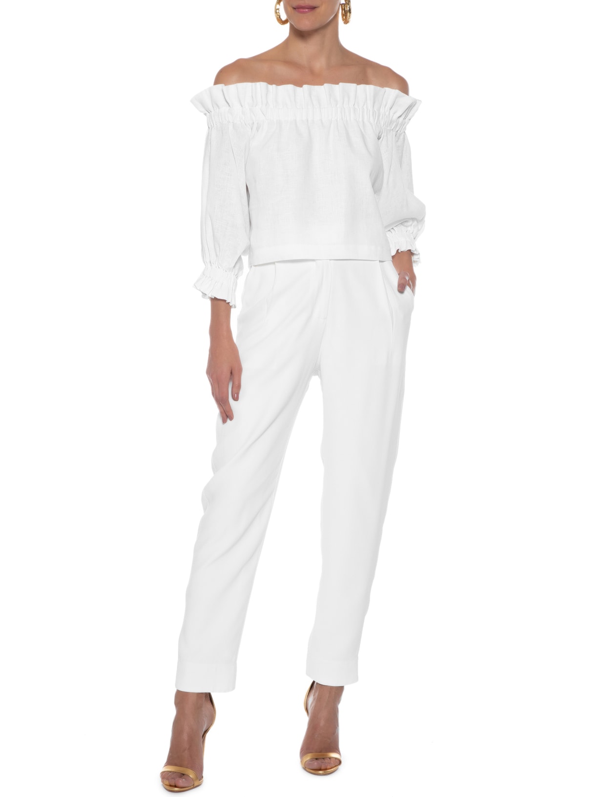 Blusa Feminina Marrie Branco Iorane