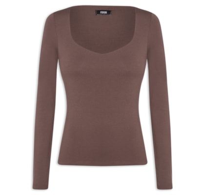 Blusa Feminina - Marrom