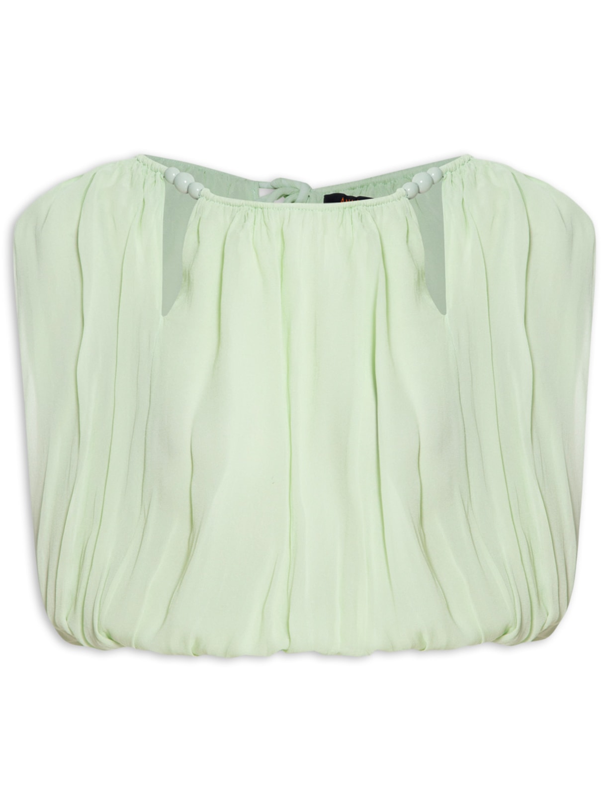 Blusa Feminina Maxi Contas Oceânico - Verde