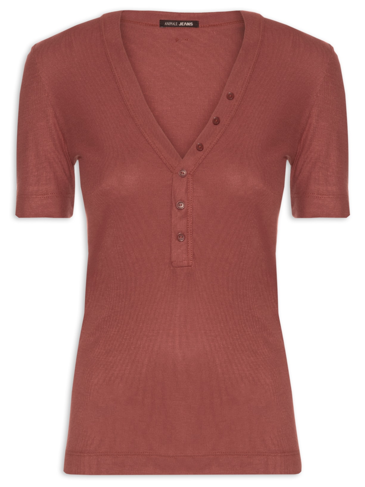 Blusa Feminina Mc Ribana Botões Frontais - Vinho