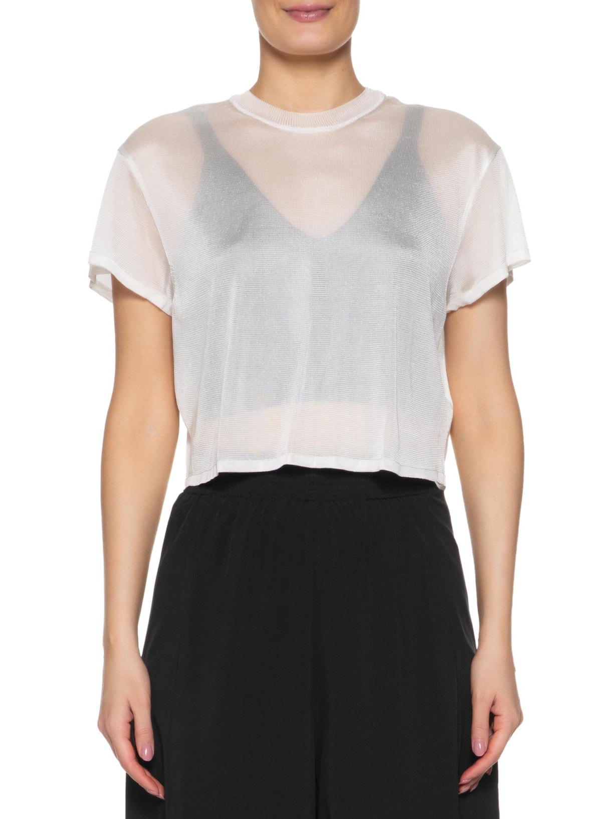 Blusa Feminina Mc Tricot Sobreposição Branco Osklen