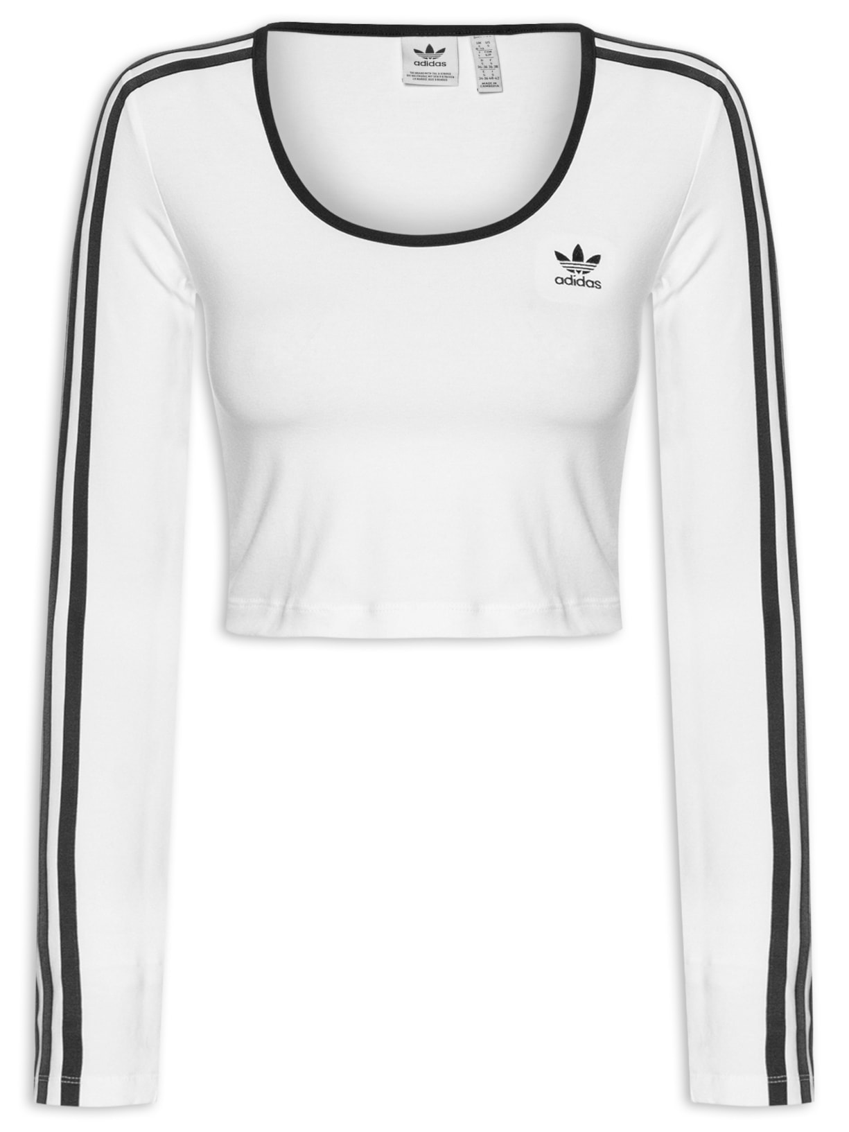 Blusa Feminina Mcomp 3s Crop - Branco