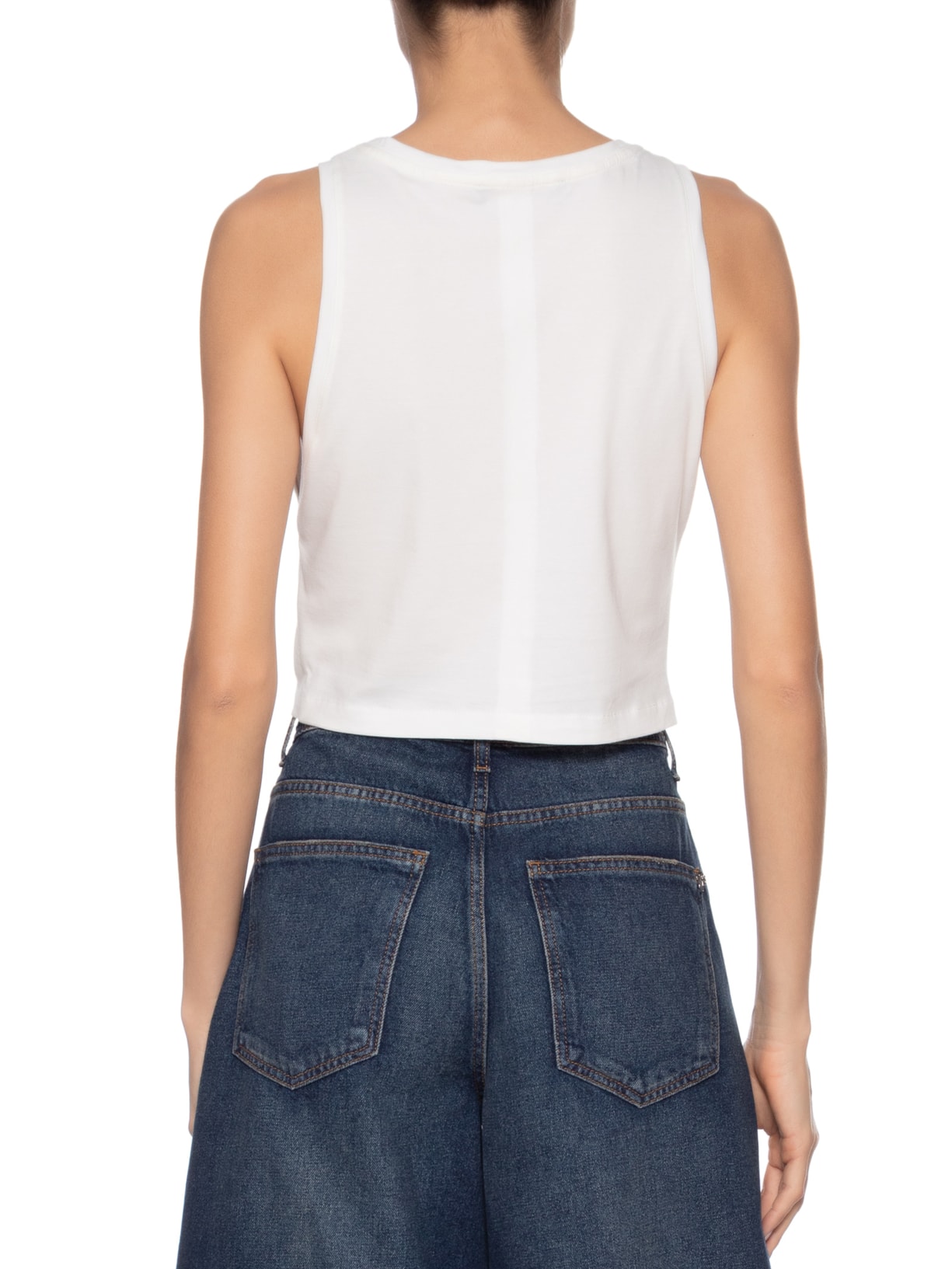 Blusa Feminina Meia Malha Torção Branco Animale