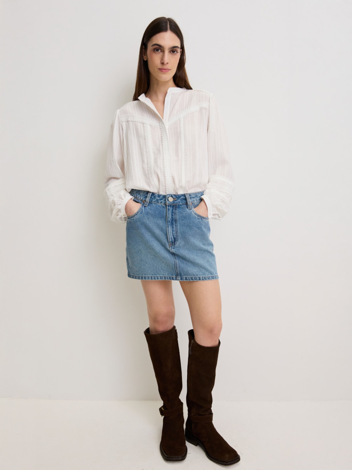 Blusa Feminina Mellow I26 Branco Mixed