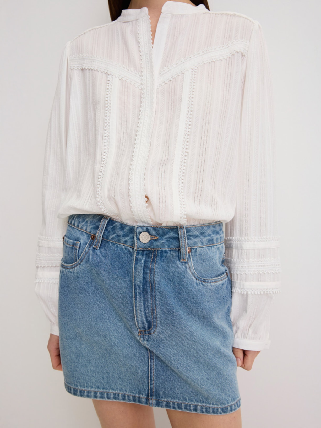 Blusa Feminina Mellow I26 Branco Mixed