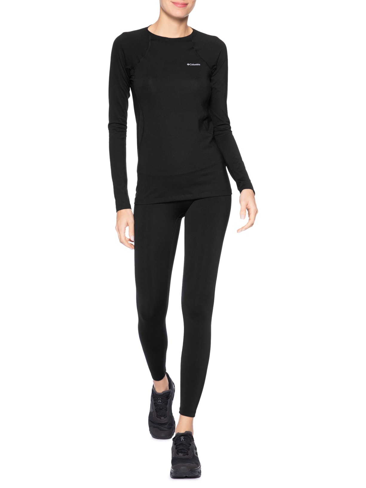 Blusa Feminina Midweight II Long Sleeve Preto Columbia