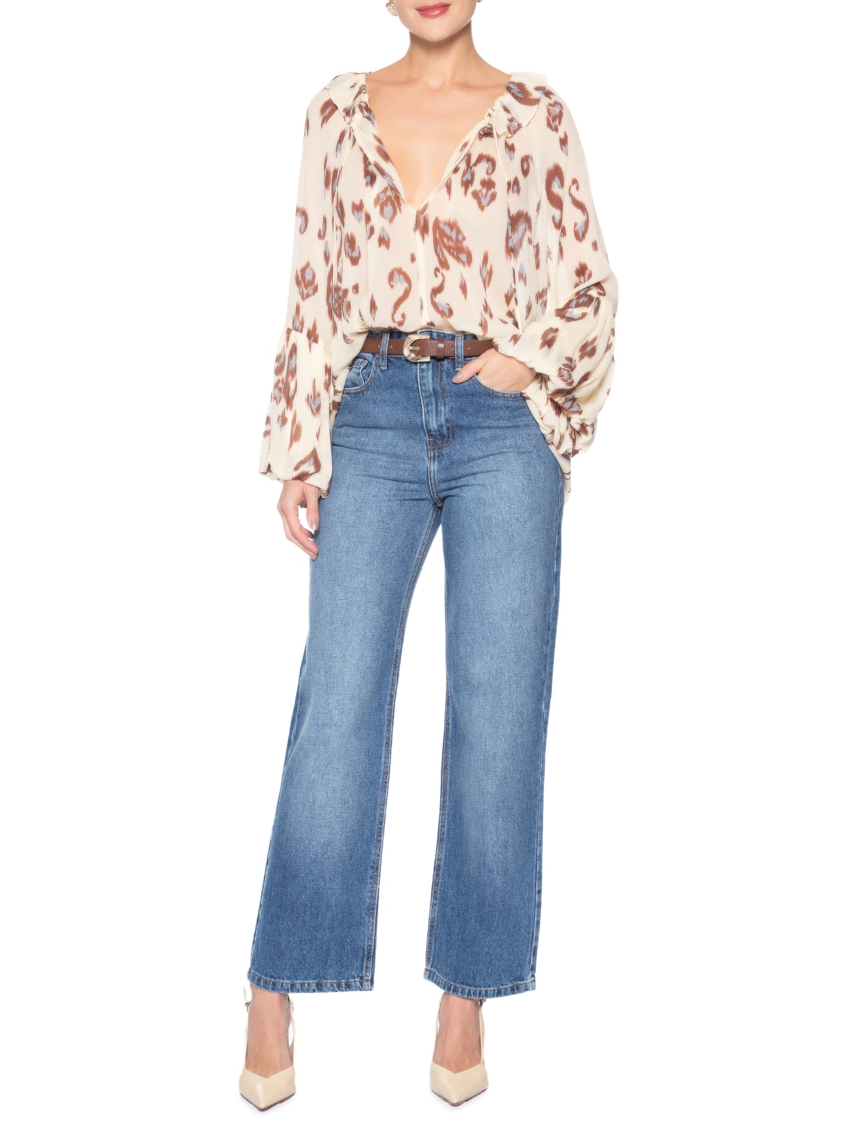 Blusa Feminina Minka Branco Le Lis