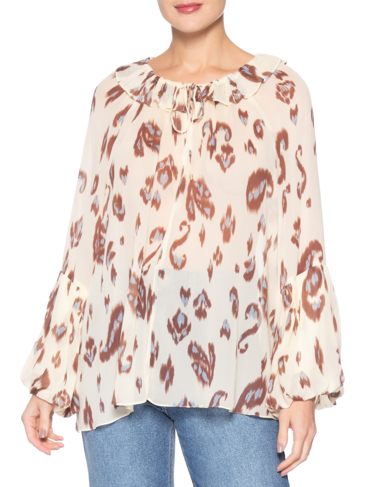 Blusa Feminina Minka Branco Le Lis