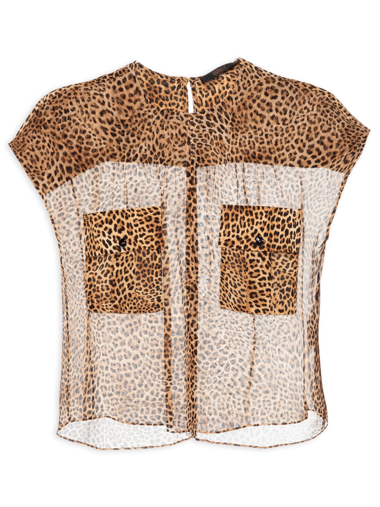 Blusa Feminina Mix Pure Onça - Animal Print