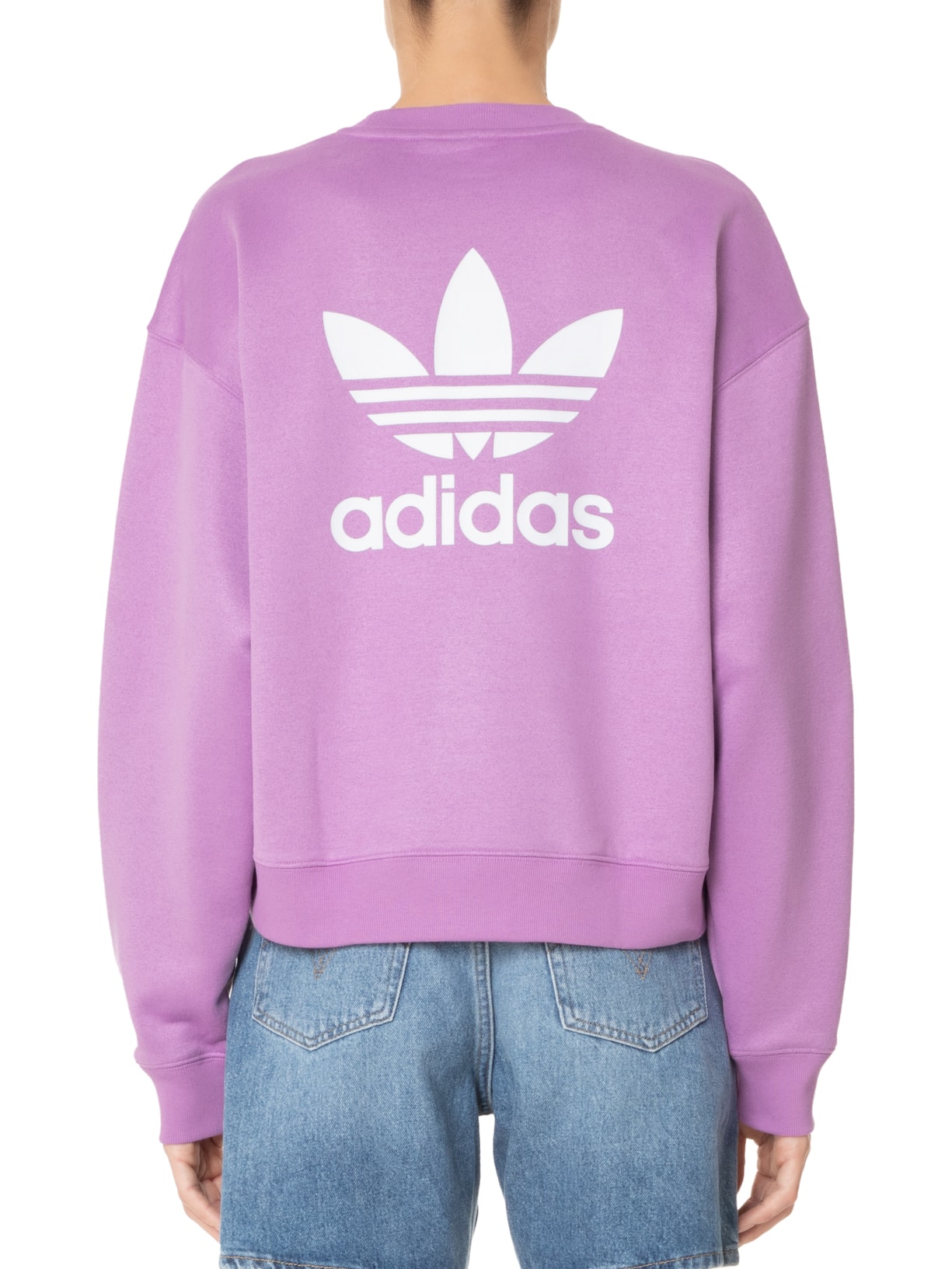 Adidas Originals Blusa Feminina Moletom Stripes Lilás