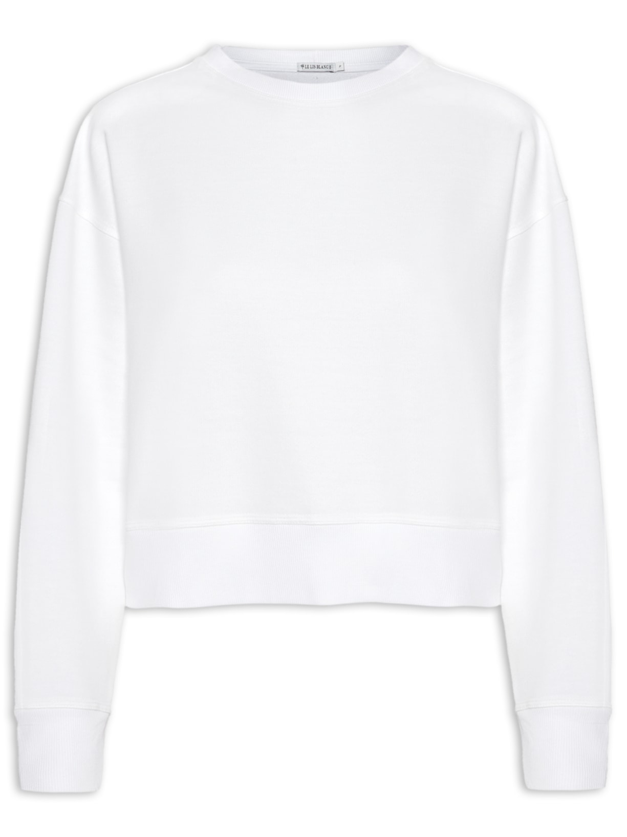 Blusa Moletom Feminino Moletom Branco Basico Blusa Moletom Básico