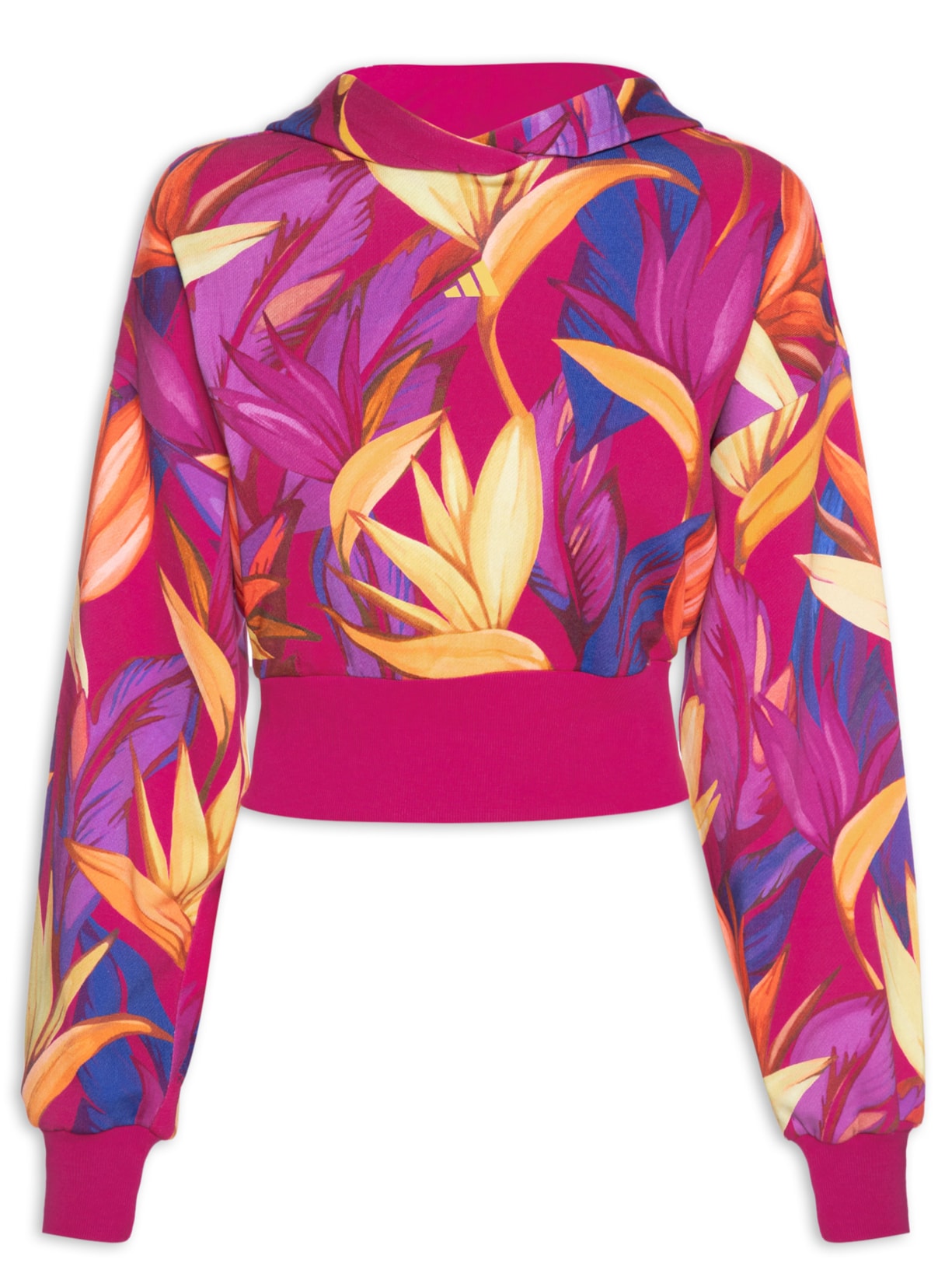 Blusa Feminina Moletom com Capuz - Rosa