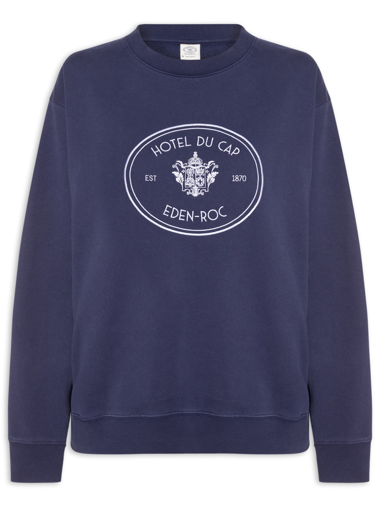Blusa Feminina Moletom Eden Crest Embroidered Crewneck Azul Sporty & Rich