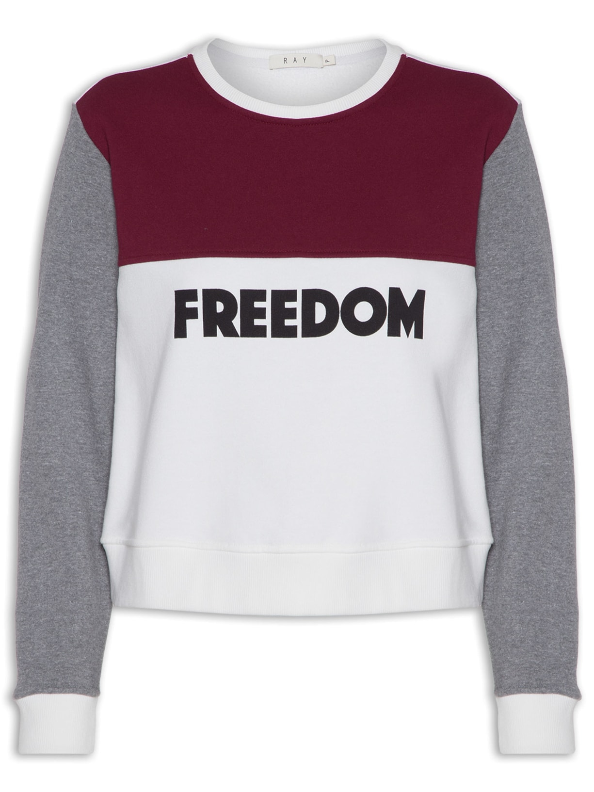 Blusa Feminina Moletom Freedom - Off White
