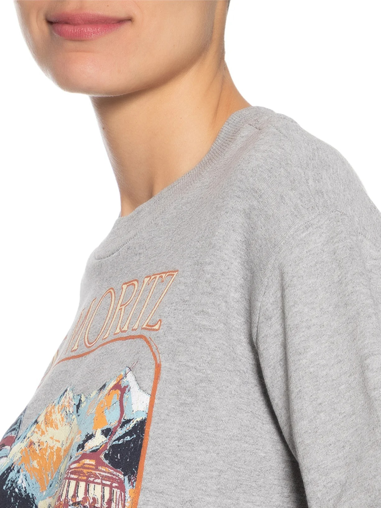 Blusa Feminina Moletom Moritz Grey Cinza Niini