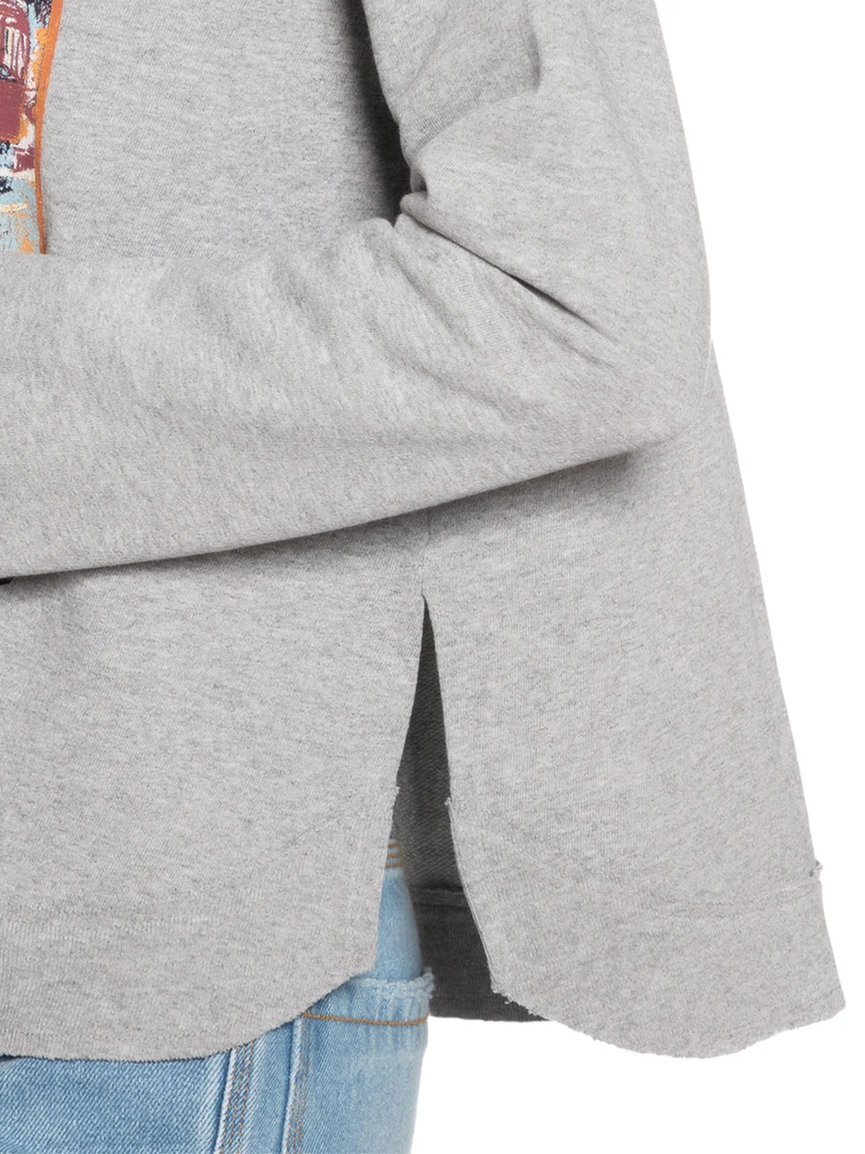 Blusa Feminina Moletom Moritz Grey Cinza Niini