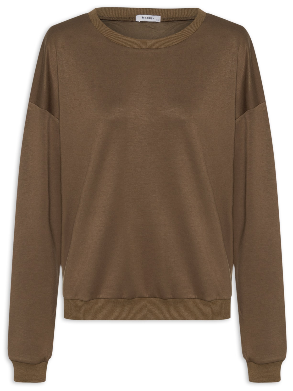 Blusa Feminina Moletom Oversized - Marrom