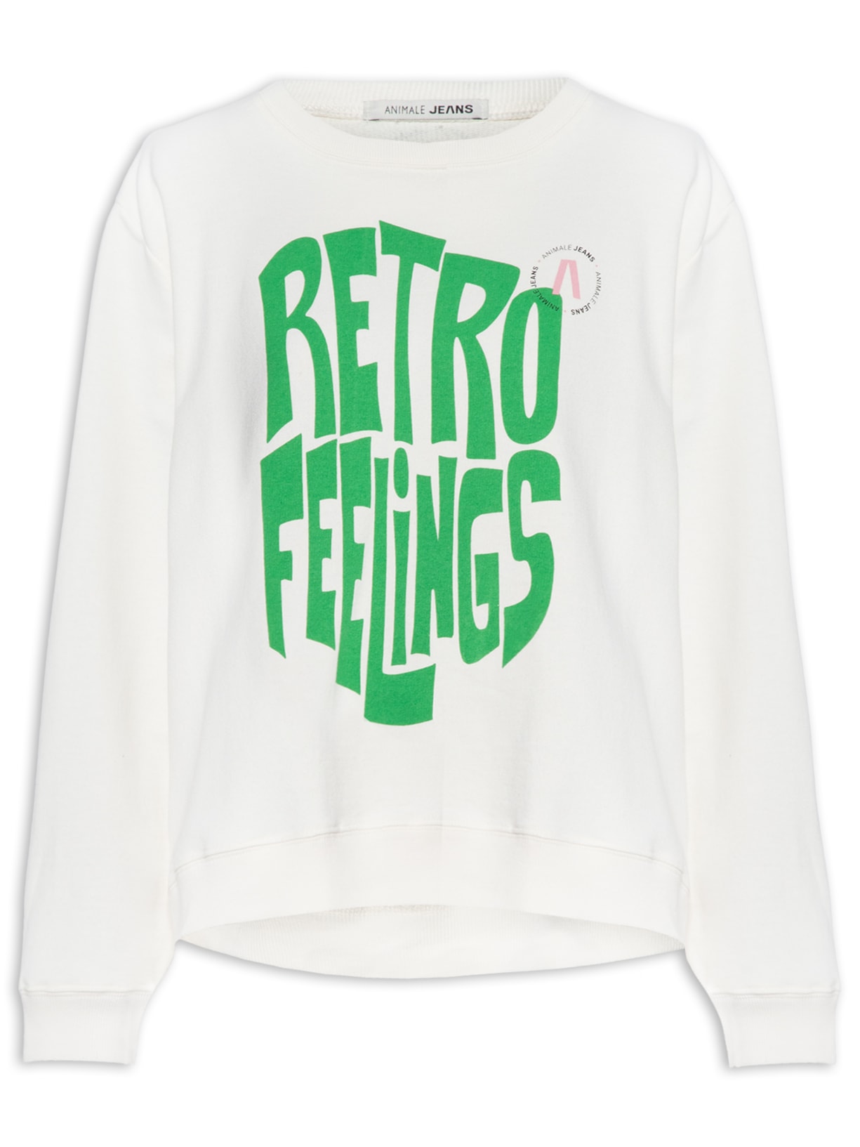 Blusa Feminina Moletom Retro Feelings - Off White