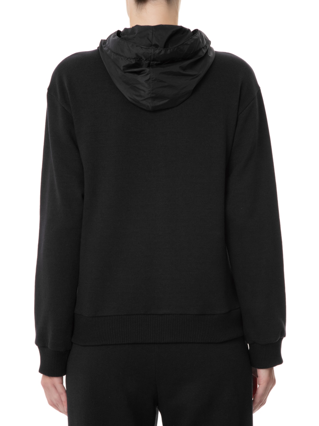 Blusa Feminina Moletom Sandy Preto Twenty Four Seven