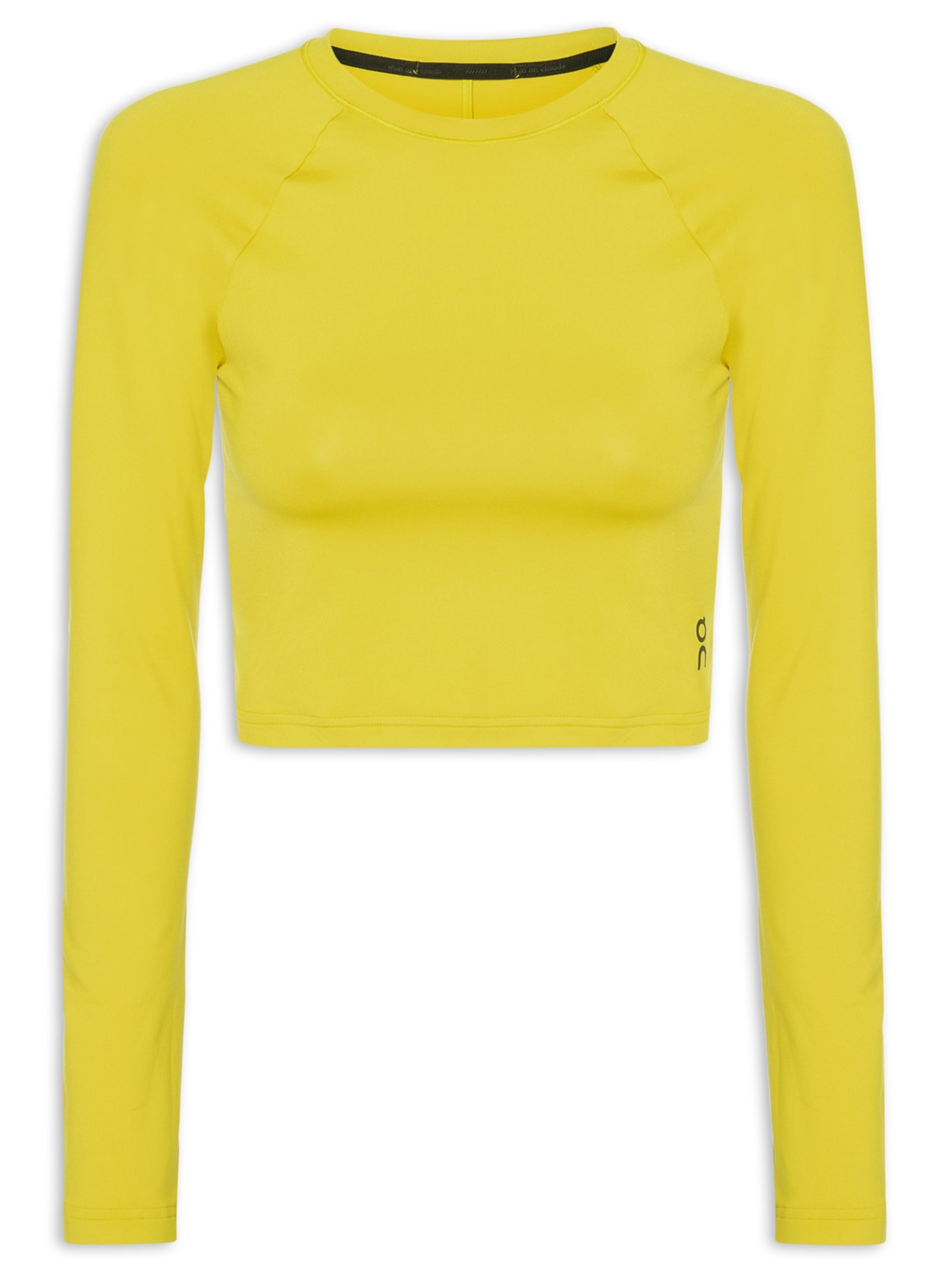 Blusa Feminina Moviment Long-T Crop 1 - Amarelo