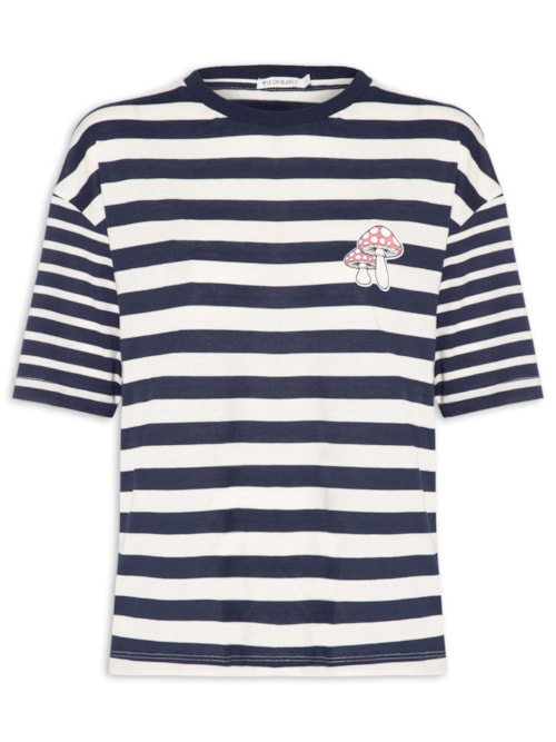 Blusa Feminina Mush Icon - Azul