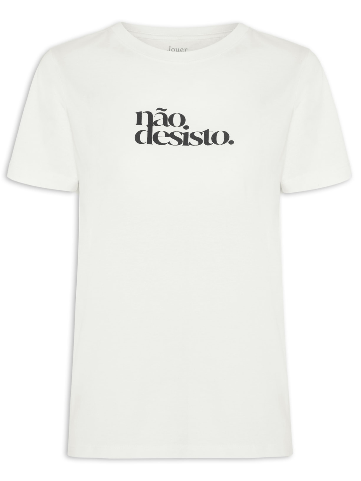 Blusa Feminina Não Desisto - Branco