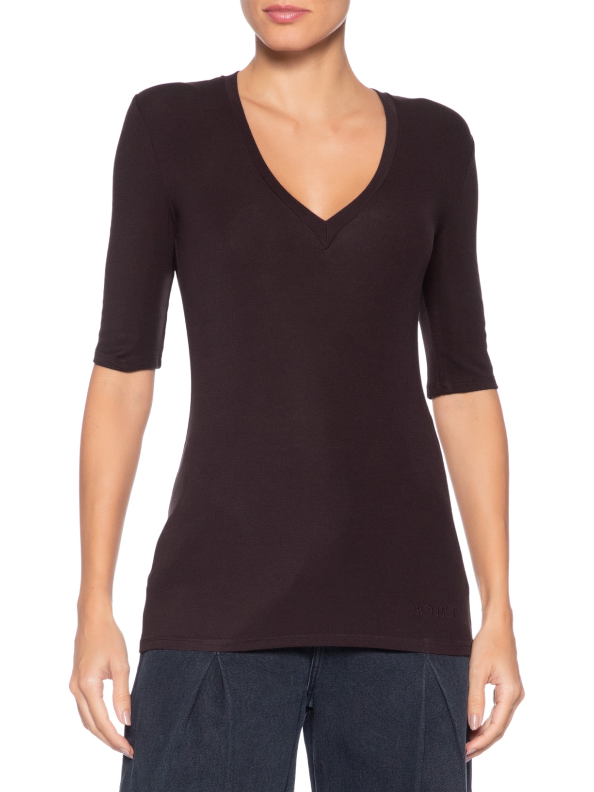Blusa Feminina Nath BB Marrom Bo.bô