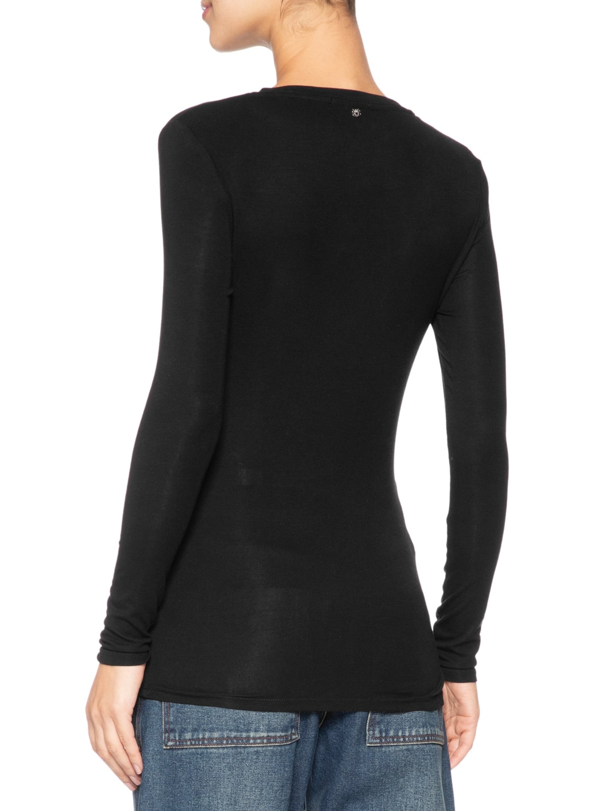 Blusa Feminina Nath Manga Longa Preto Bo.bô