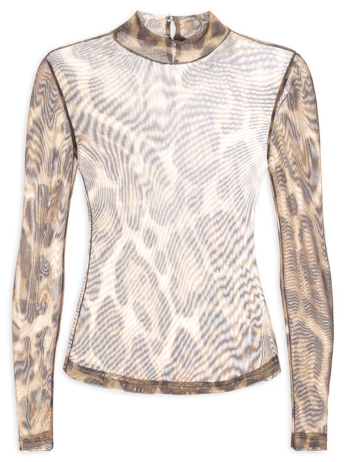 Blusa Feminina Nati - Animal Print