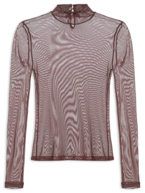 Blusa Feminina Nati - Marrom