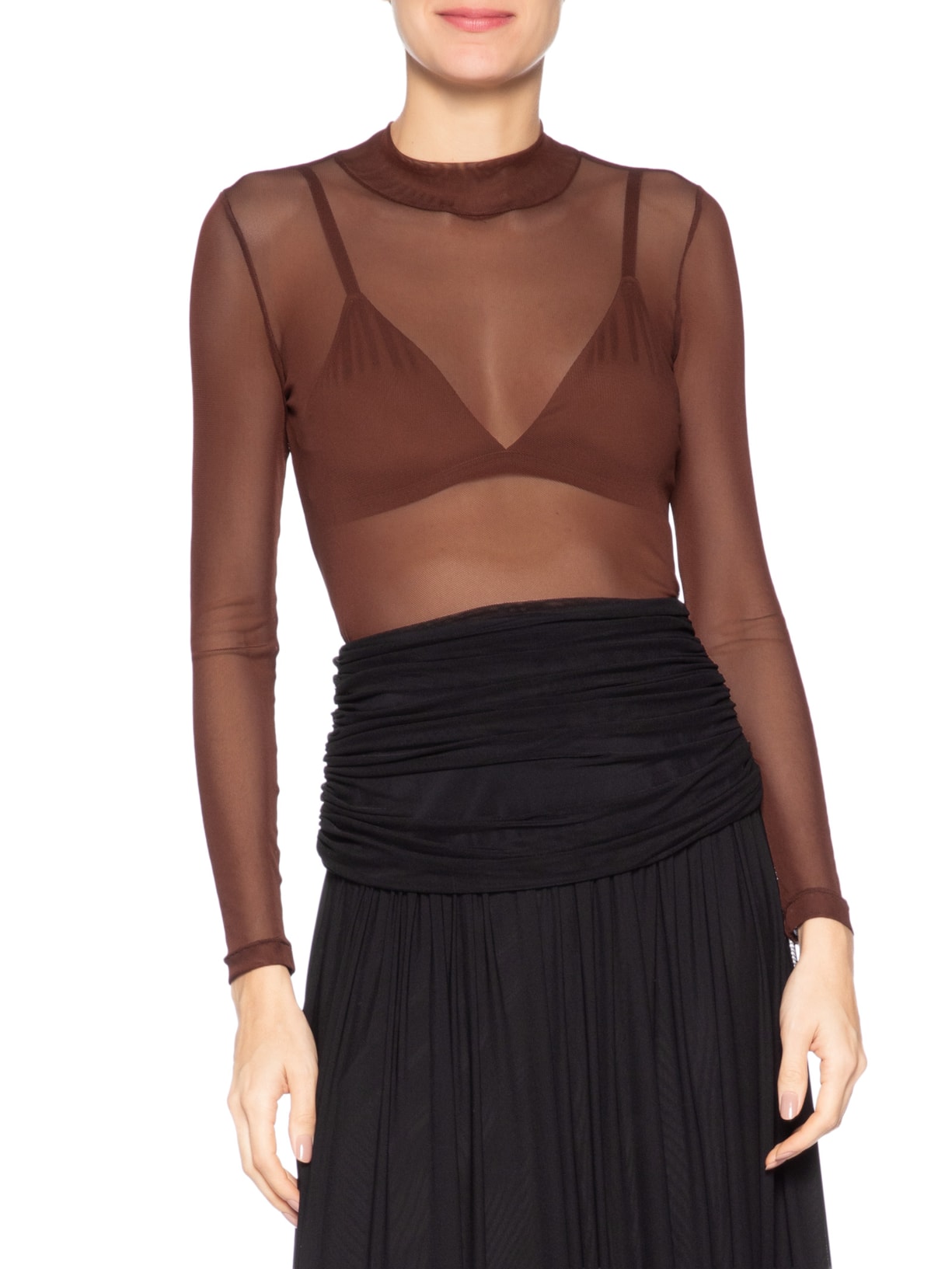 Blusa Feminina Nati Marrom Iorane