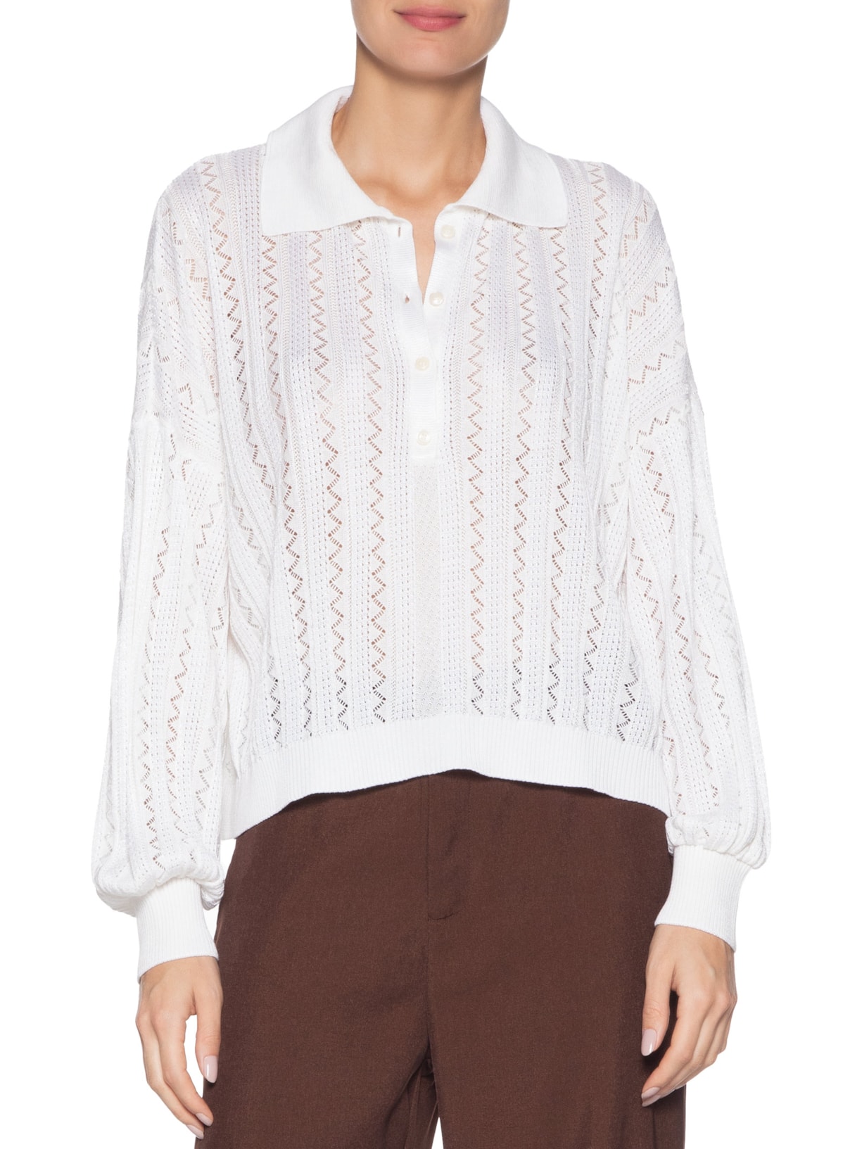 Blusa Feminina Neli I Branco Le Lis