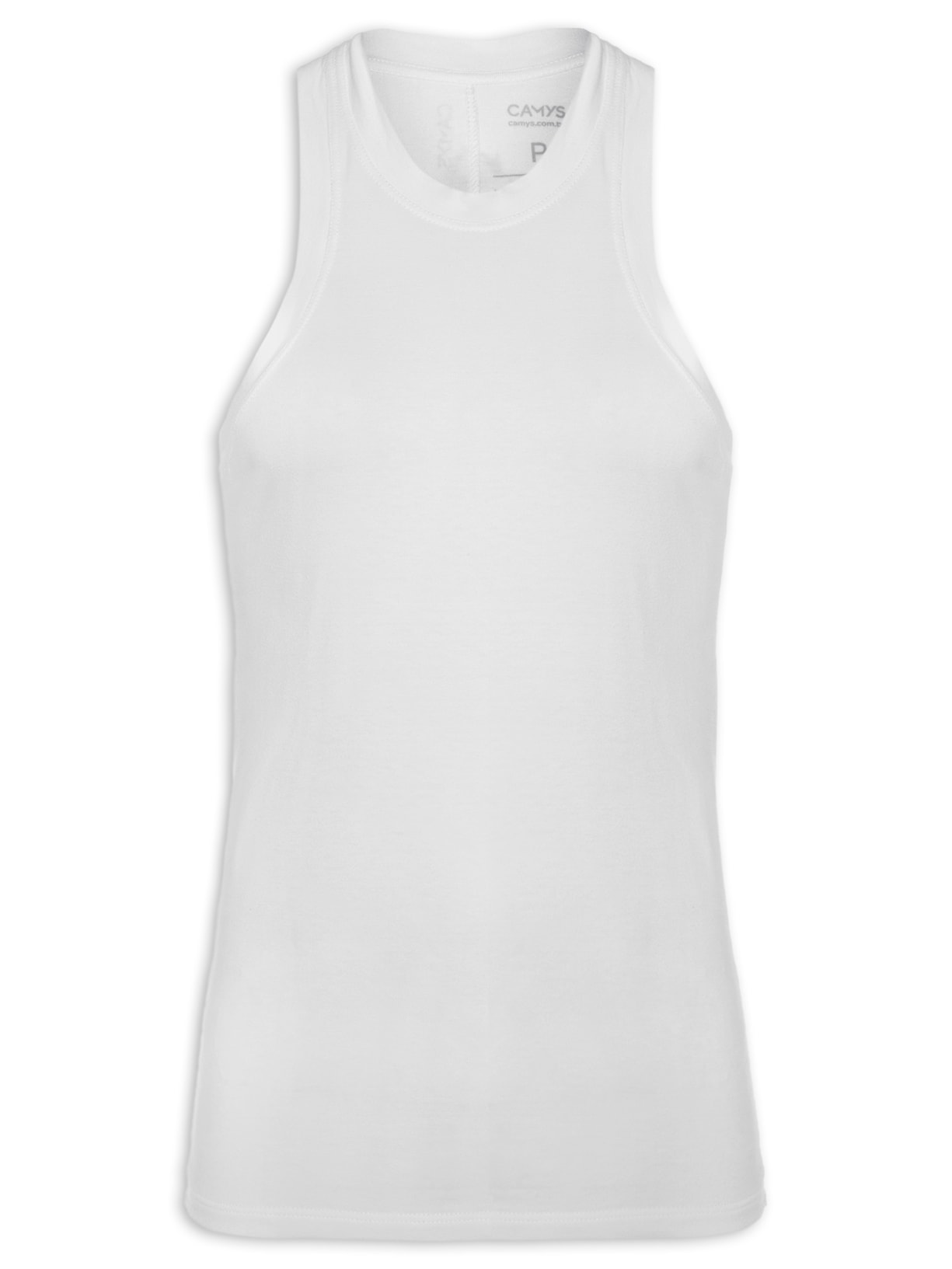 Blusa Feminina New Regata Nadador - Branco