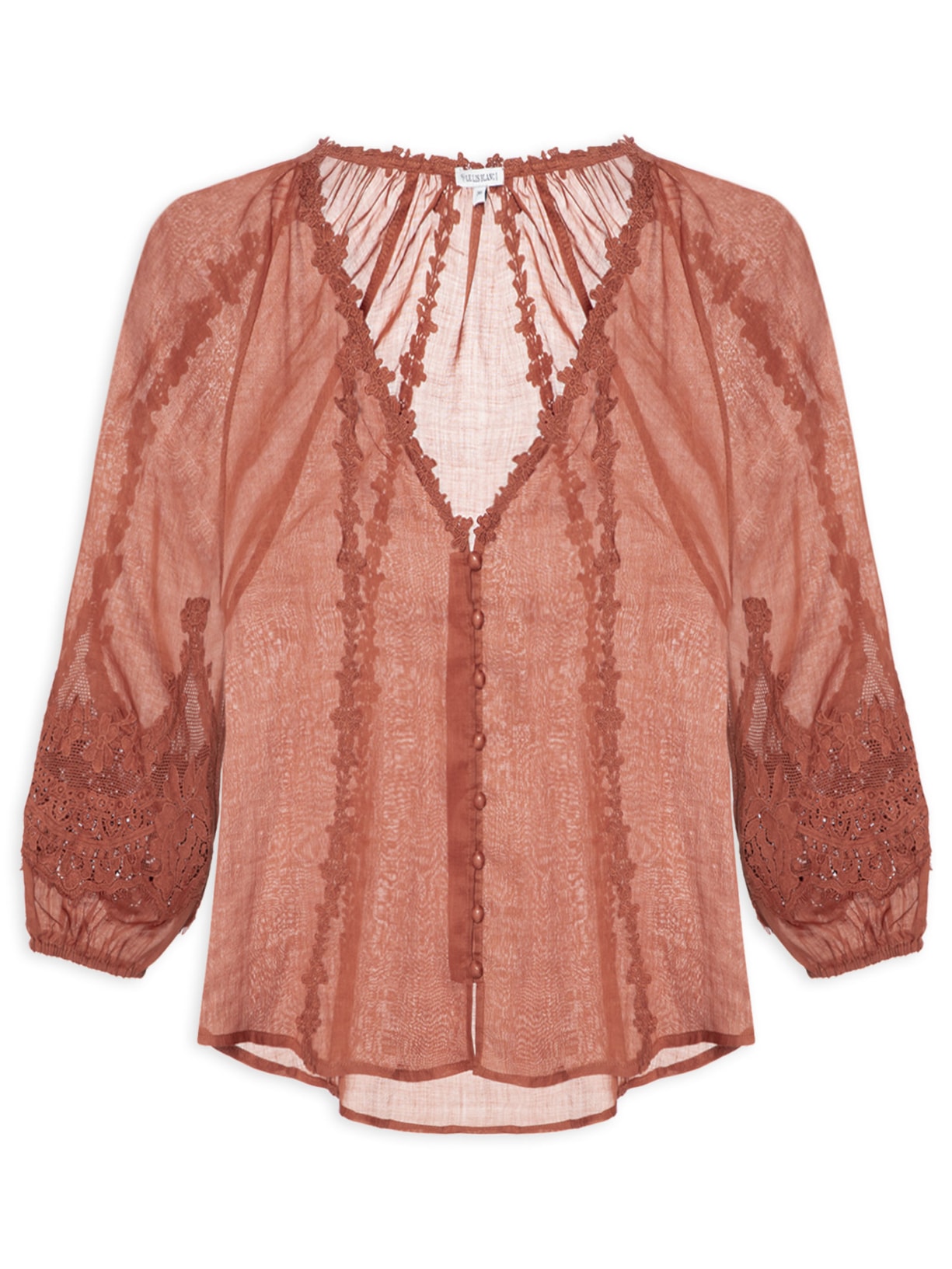 Blusa Feminina Nil – Marrom Le Lis